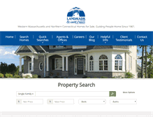 Tablet Screenshot of landmarkre.com